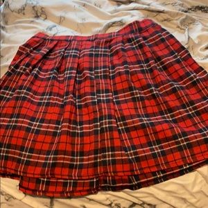 Plaid skirt